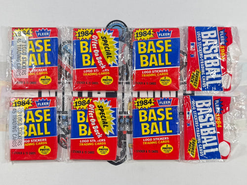 1984 Fleer Baseball Grocery Rack Packs