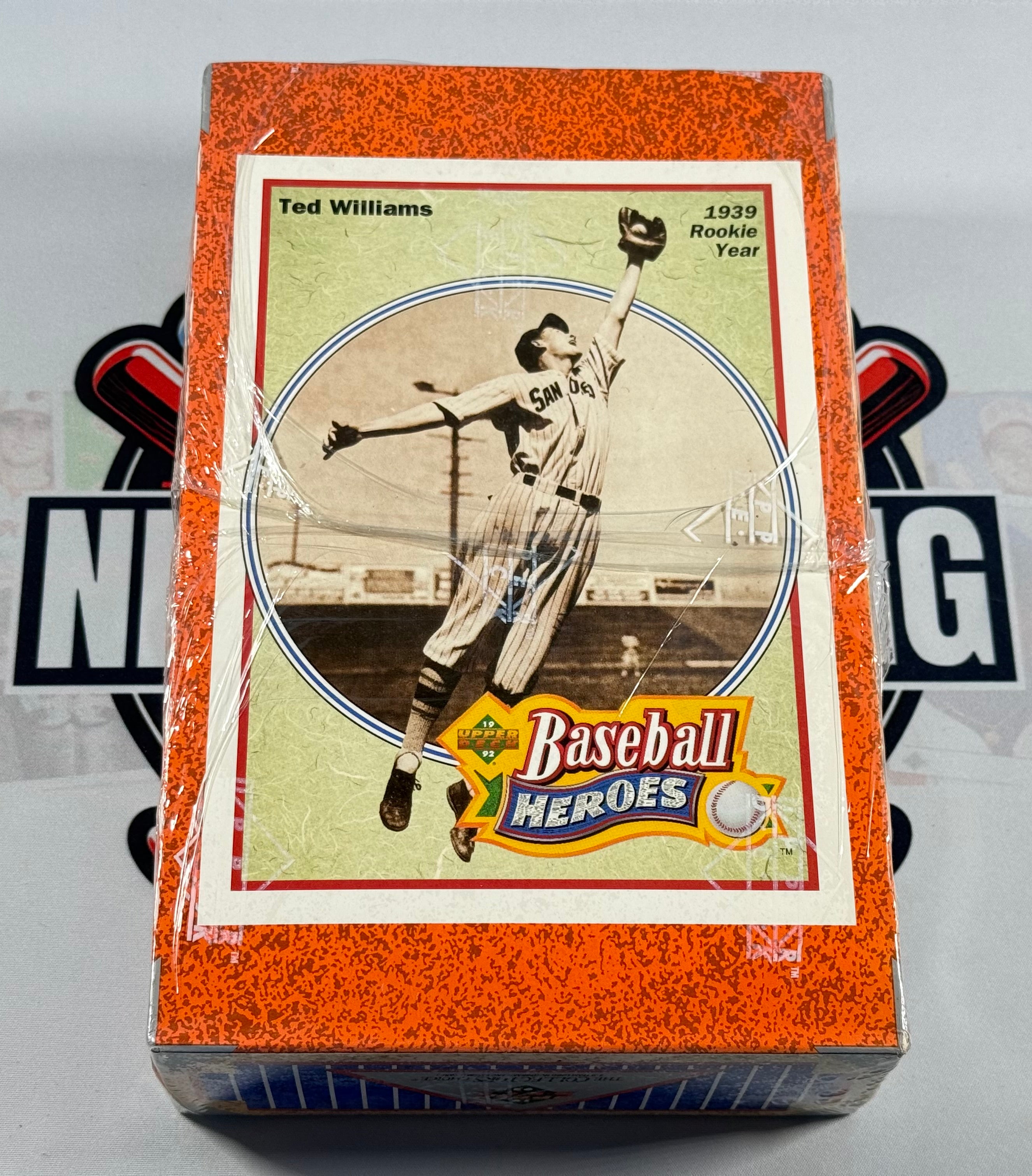 Baseball Heroes trading card pack with Ted Williams on the front