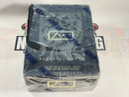 Sealed box of flair baseball cards on a white background