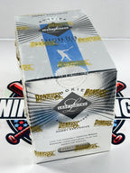 Donruss trading card packs on a white background