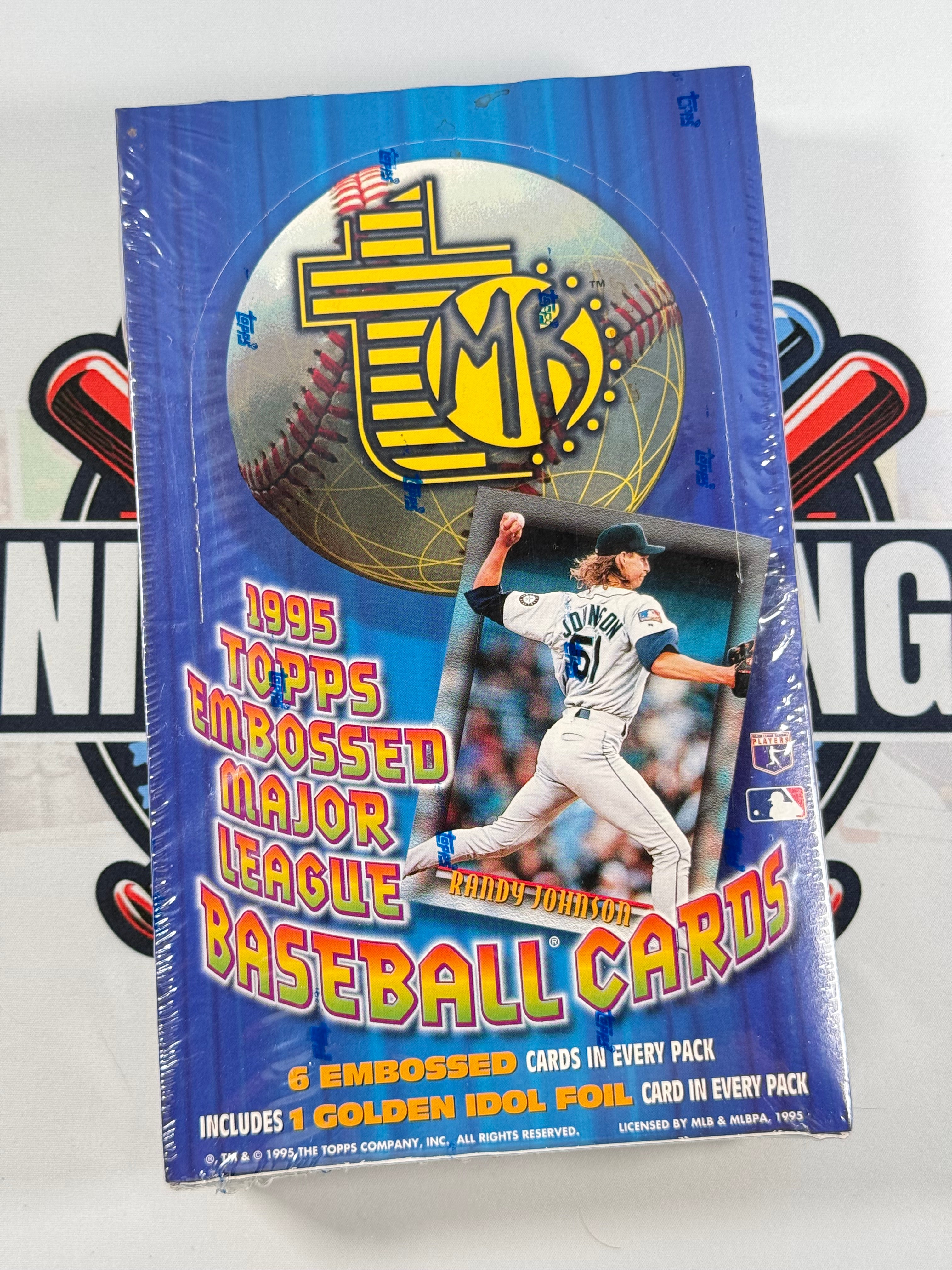 1995 topps embossed baseball hobby box