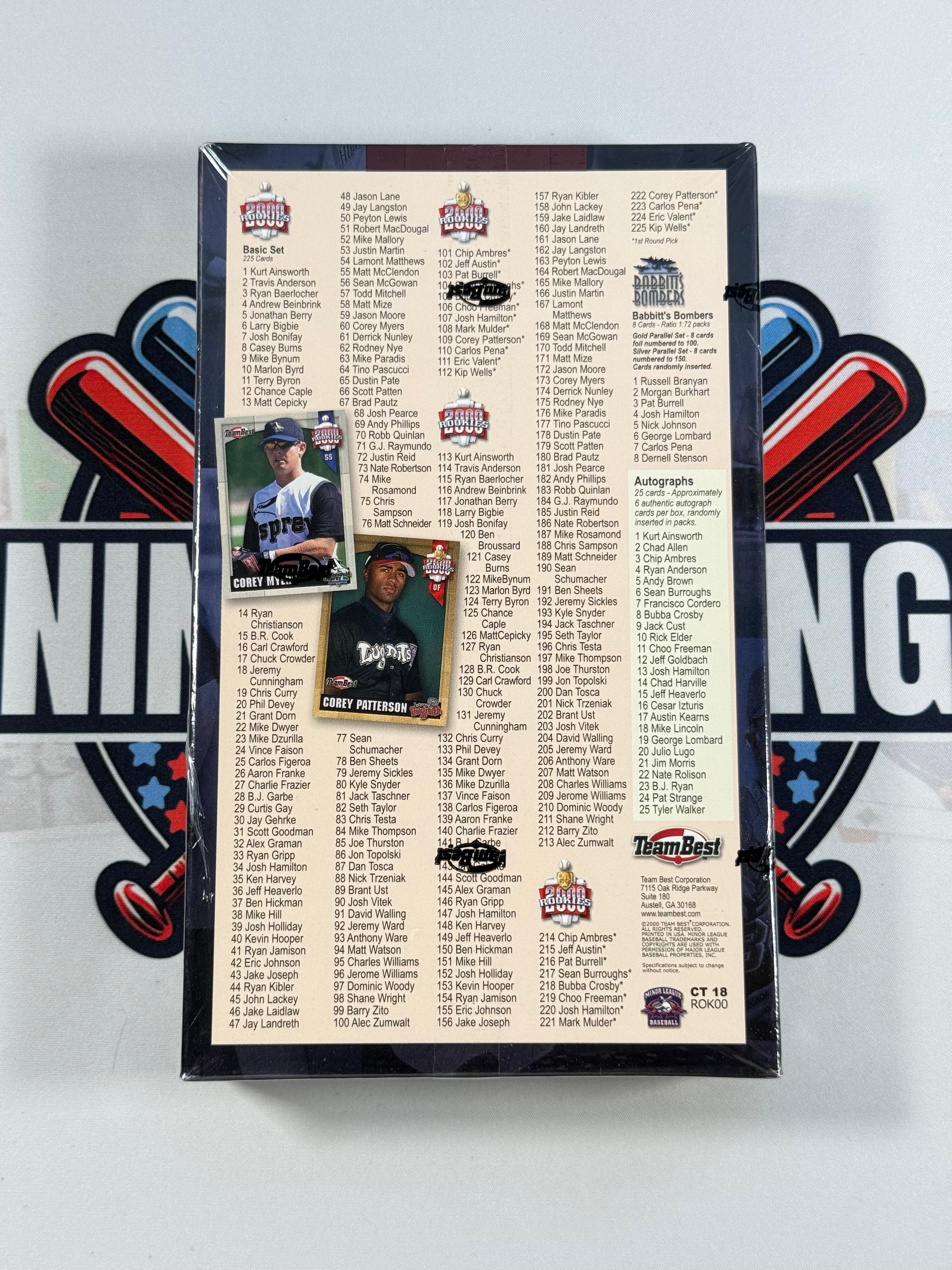 2000 rookies team best minor league baseball box