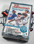 Sealed Bowman 2002 Major League Baseball cards packaging with two baseball players on the front.