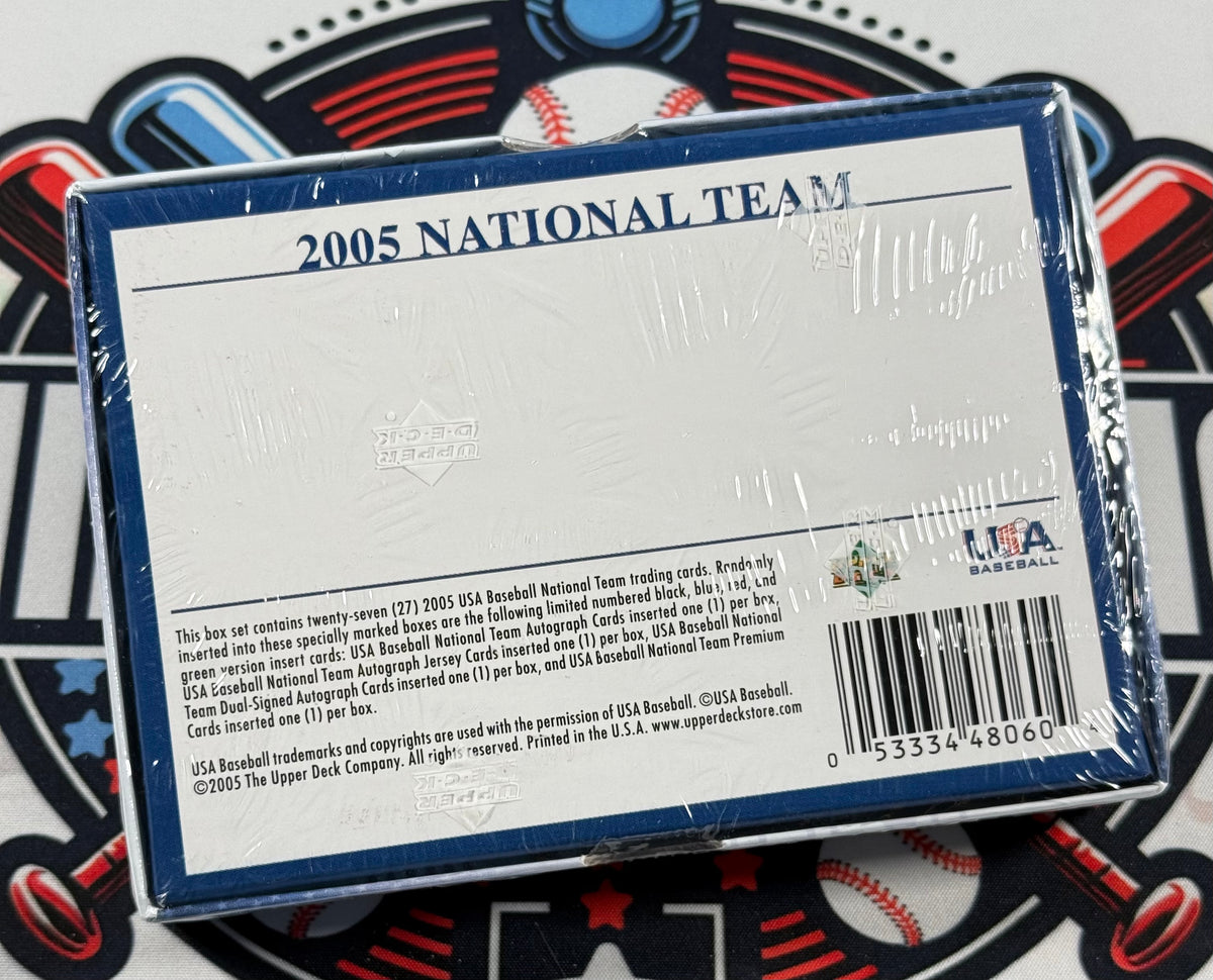 2005 Upper Deck USA Baseball National Team Box Set (3 Autos)