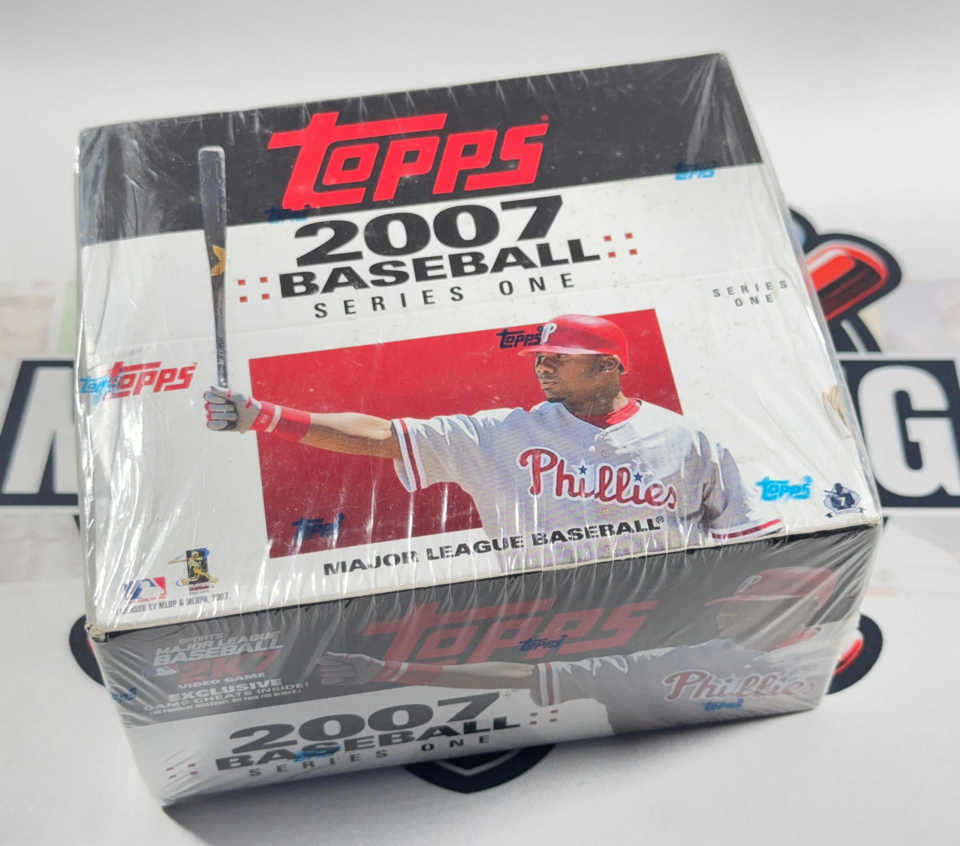 Topps 2007 Baseball Series One trading card pack on a white background