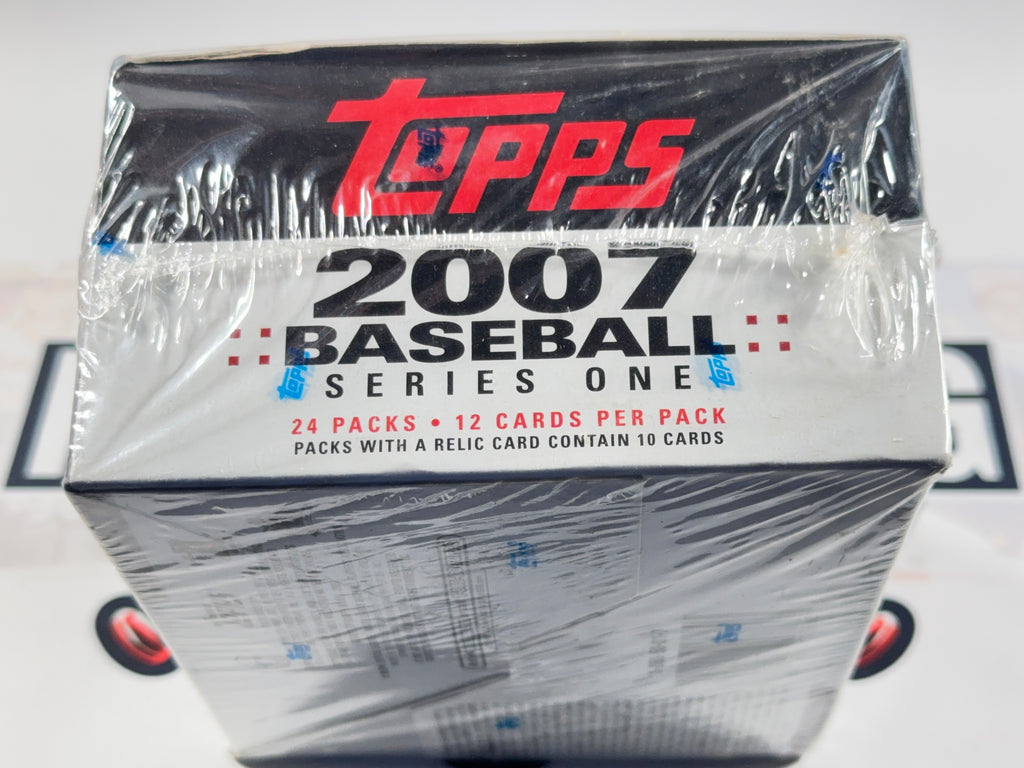 Topps 2007 Baseball Series One trading card pack on a white background