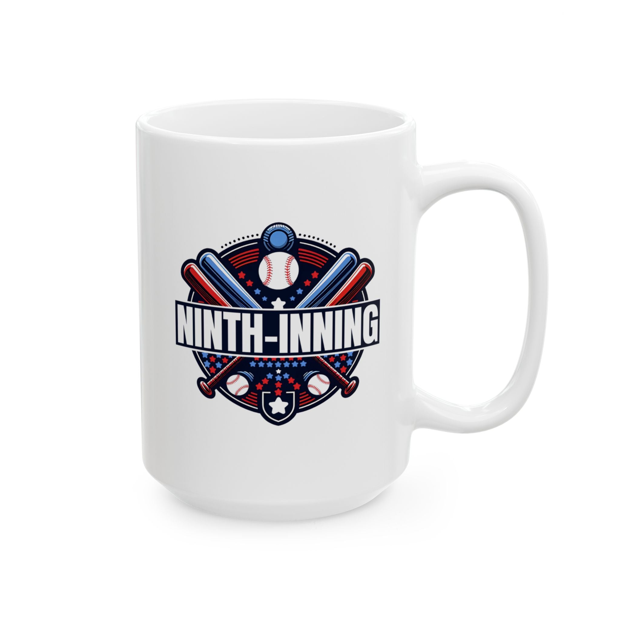 Ninth-Inning Logo Mug (White Handle)