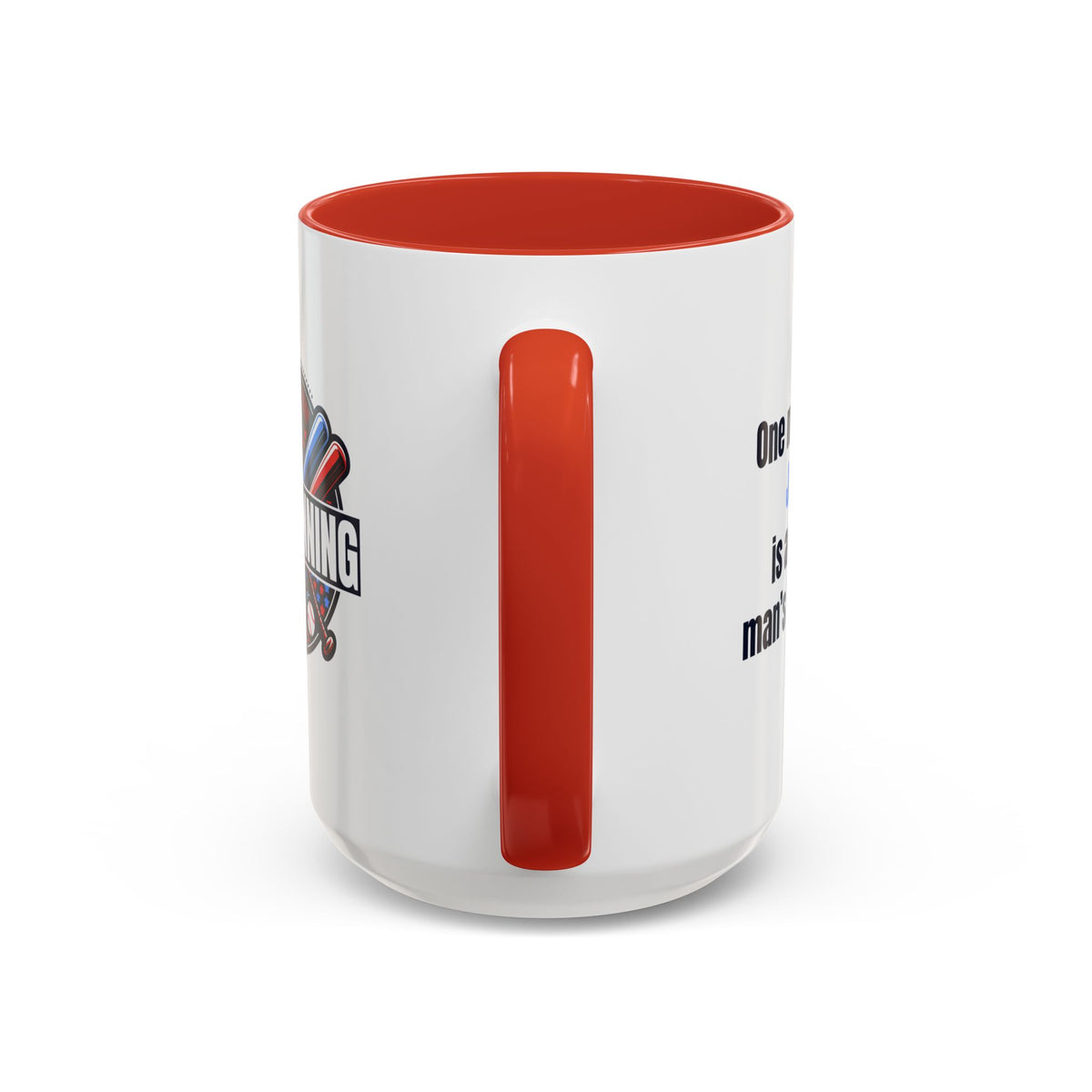 Ninth-Inning Logo Mug (Red or Blue Handle)