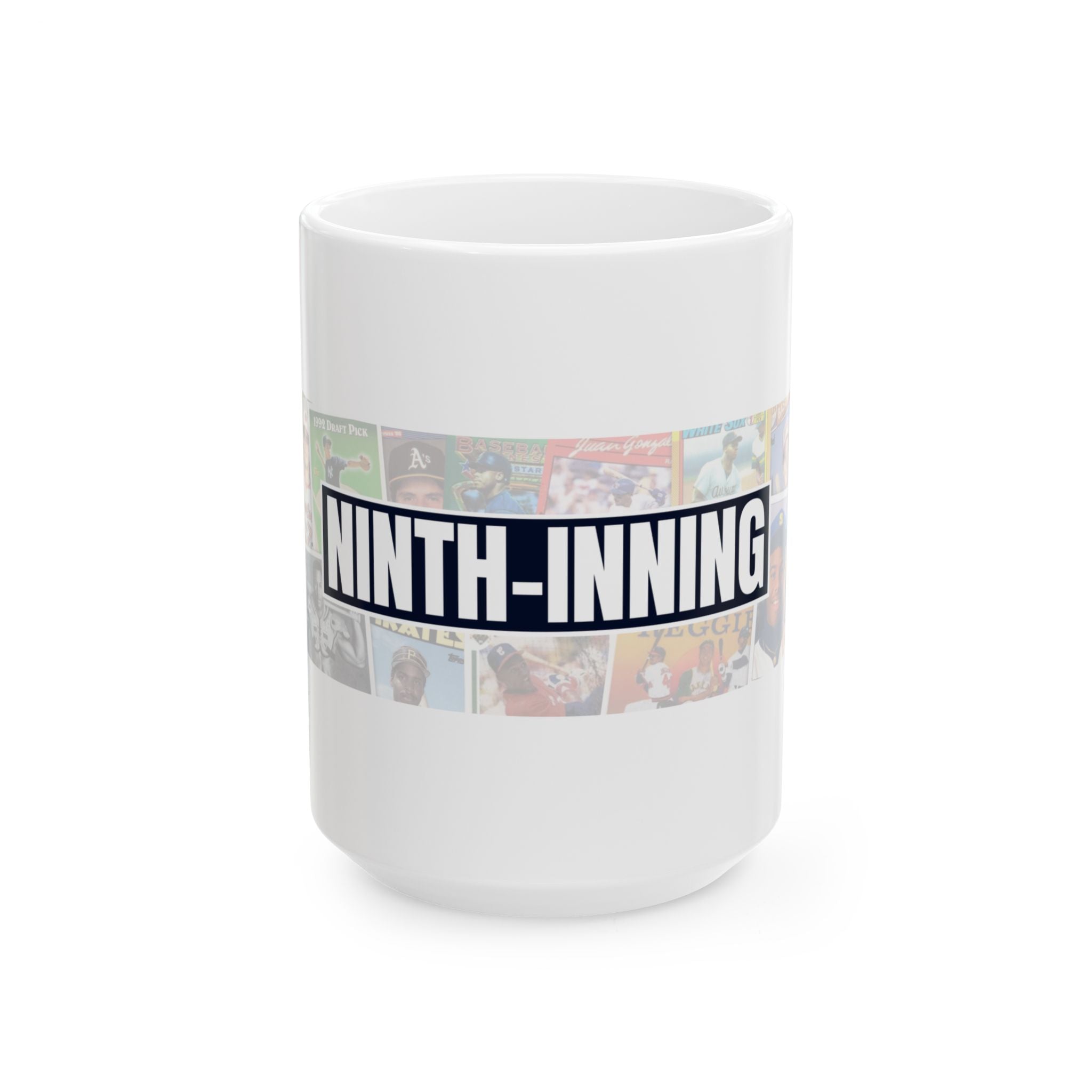 Ninth-Inning Banner Mug (White Handle)